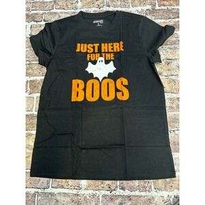 Mission Ridge Mens Halloween T-Shirt Just Here For‎ The Boos Graphic Tee